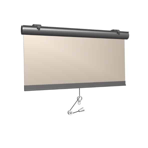 Solar blinds with single line